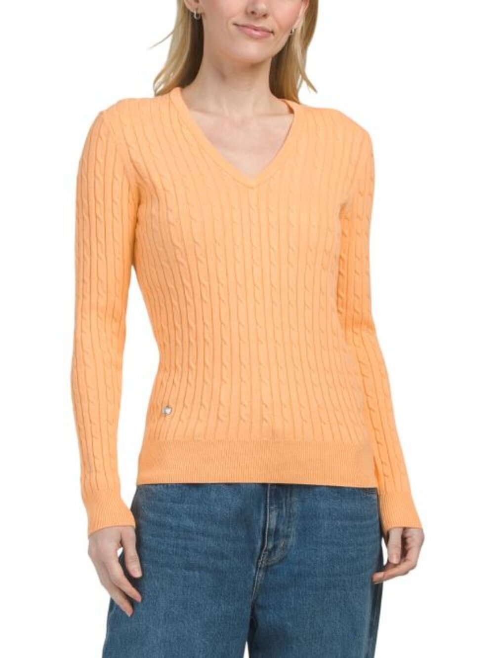 DAILY SPORTS Madelene Cable Knit Pull Over Sweater